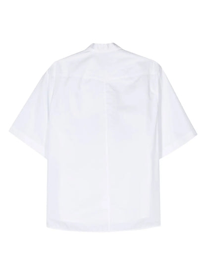Logo-Embroidered Cotton Shirt