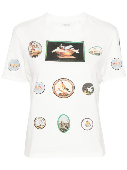 Graphic-Print Cotton T-Shirt