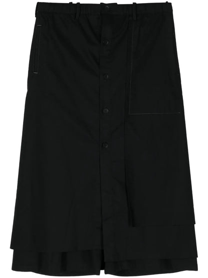 Wrap Cropped Trousers
