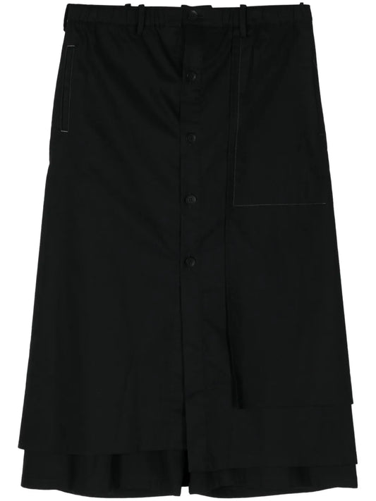 Wrap Cropped Trousers
