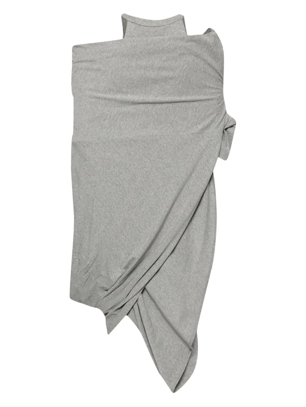Asymmetric Draped Dress