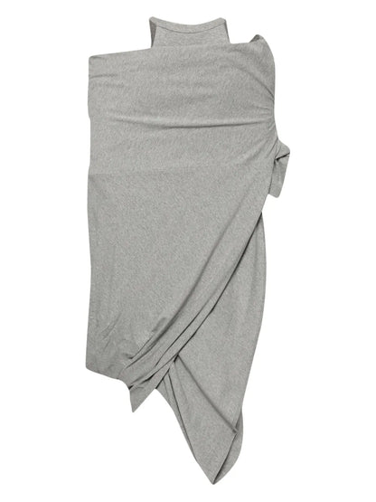 Asymmetric Draped Dress
