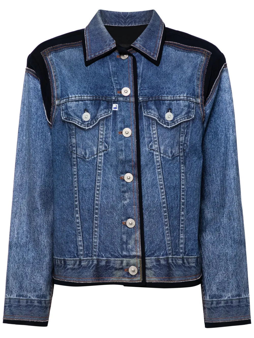 Contrasting Denim Jacket