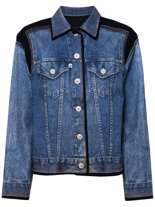 Contrasting Denim Jacket