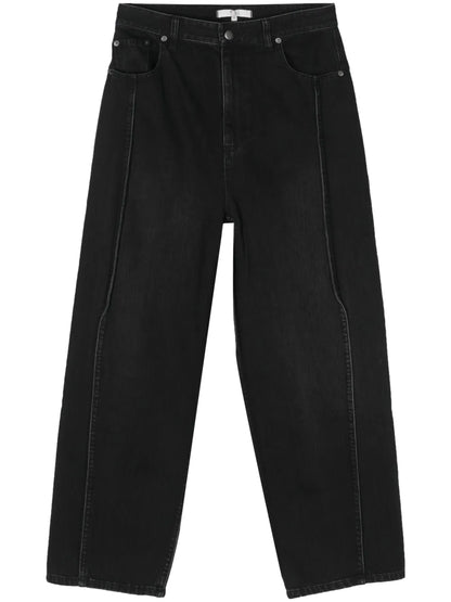 Low-Rise Wide-Leg Jeans