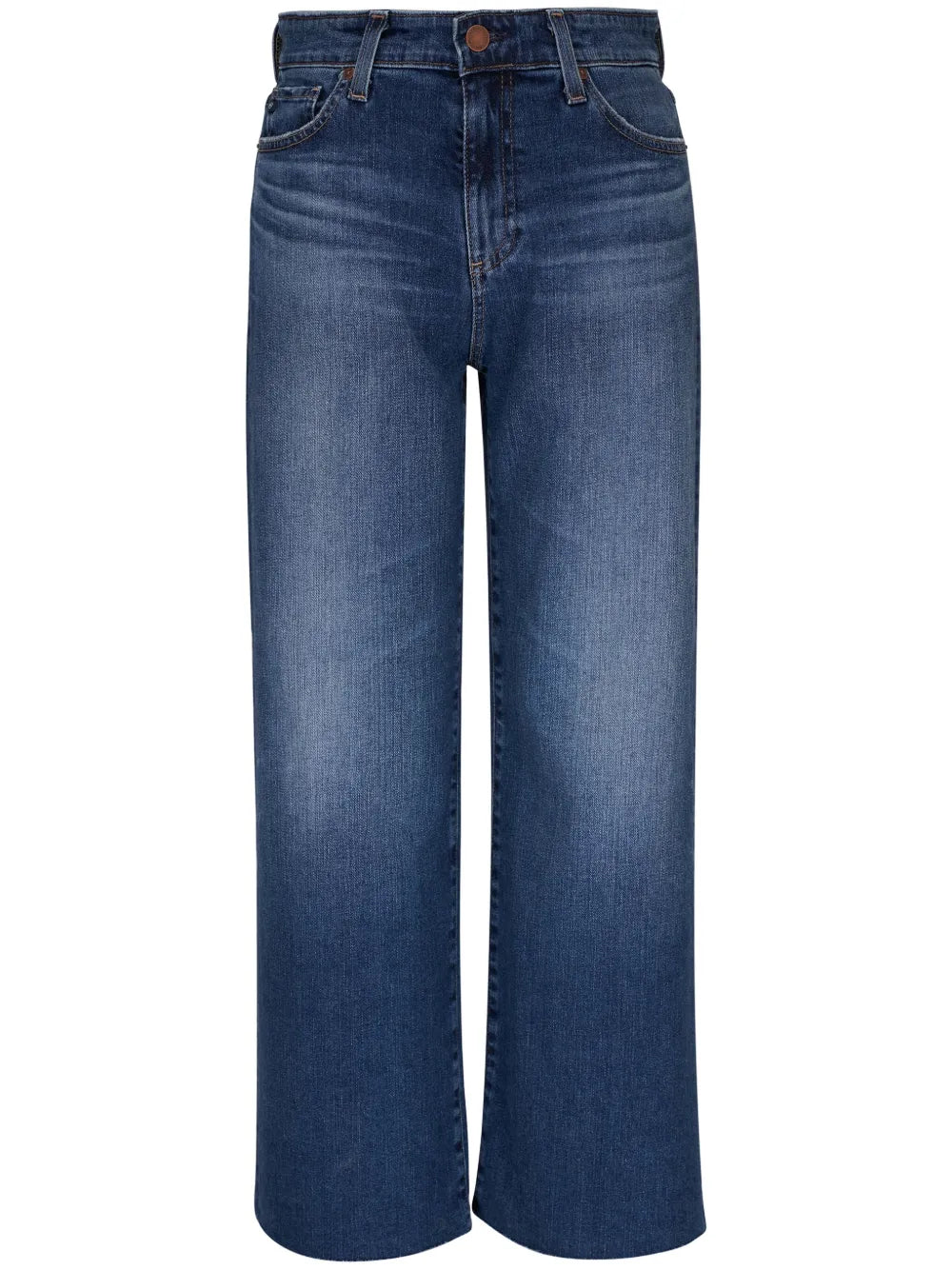 Mid-Rise Straight-Leg Jeans
