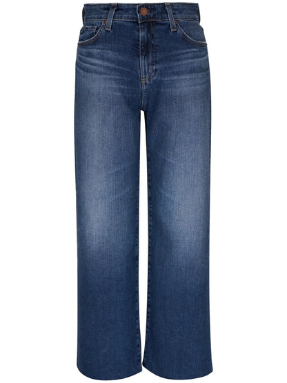 Mid-Rise Straight-Leg Jeans