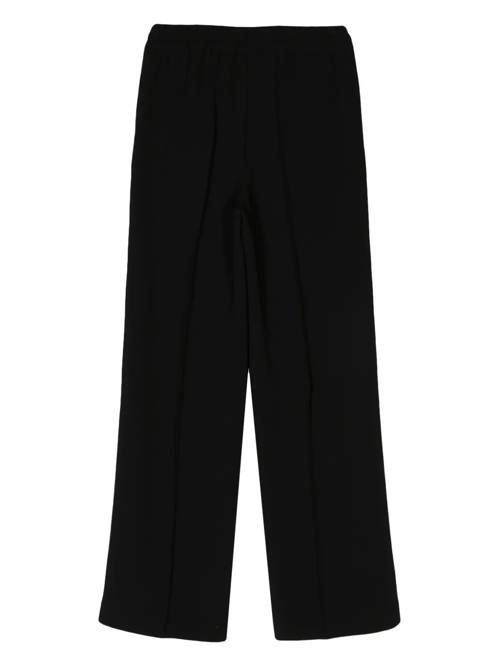 Straight-Leg Crepe Trousers