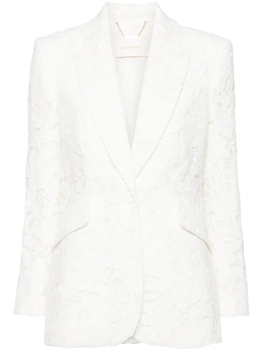 Natura Lace-Detail Blazer