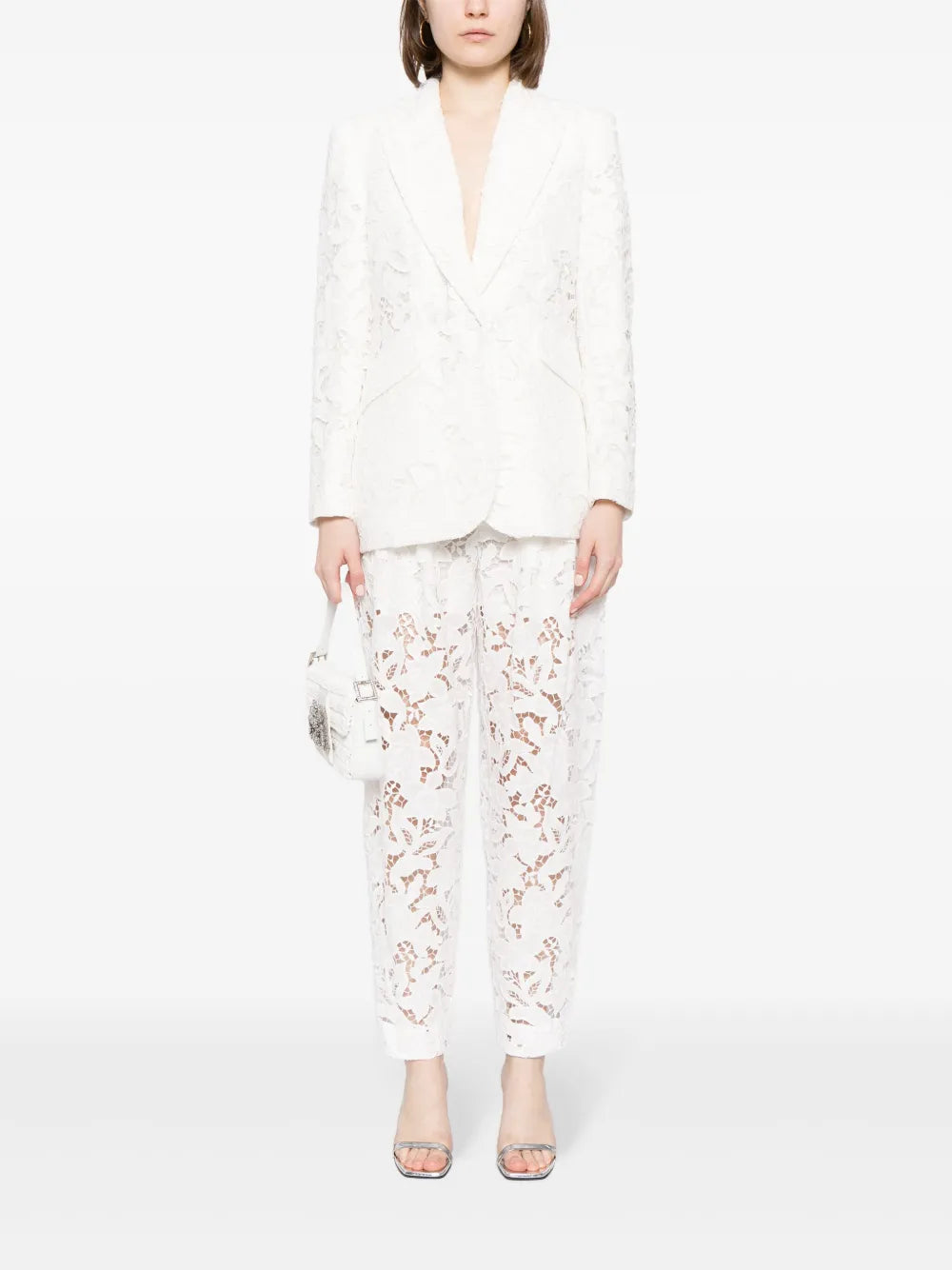Natura Lace-Detail Blazer
