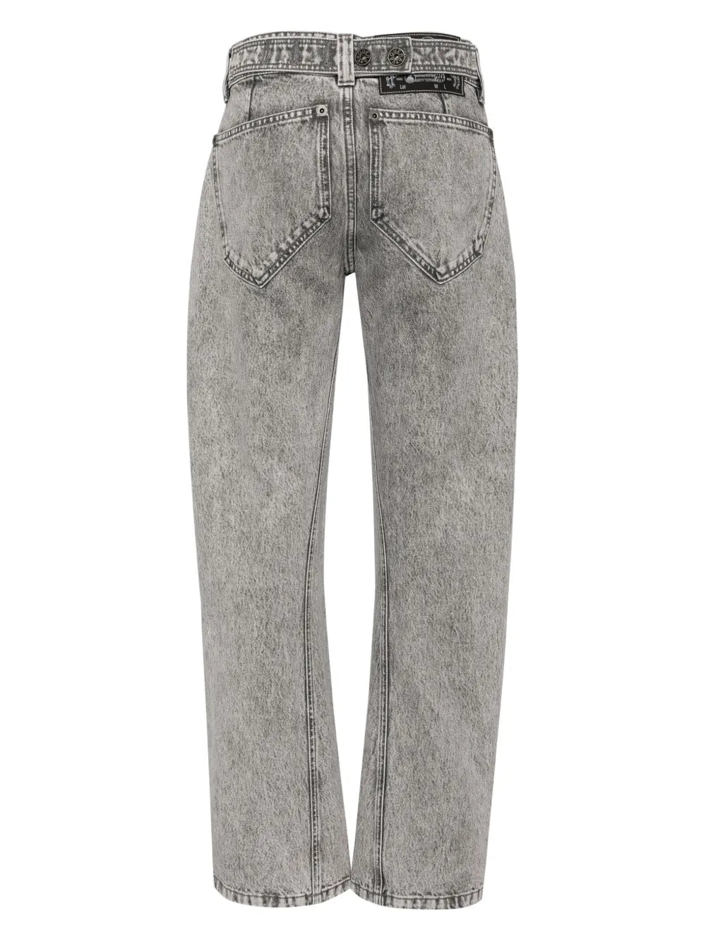 Low-Rise Crooked-Seam Jeans
