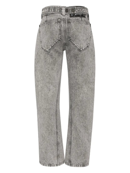 Low-Rise Crooked-Seam Jeans