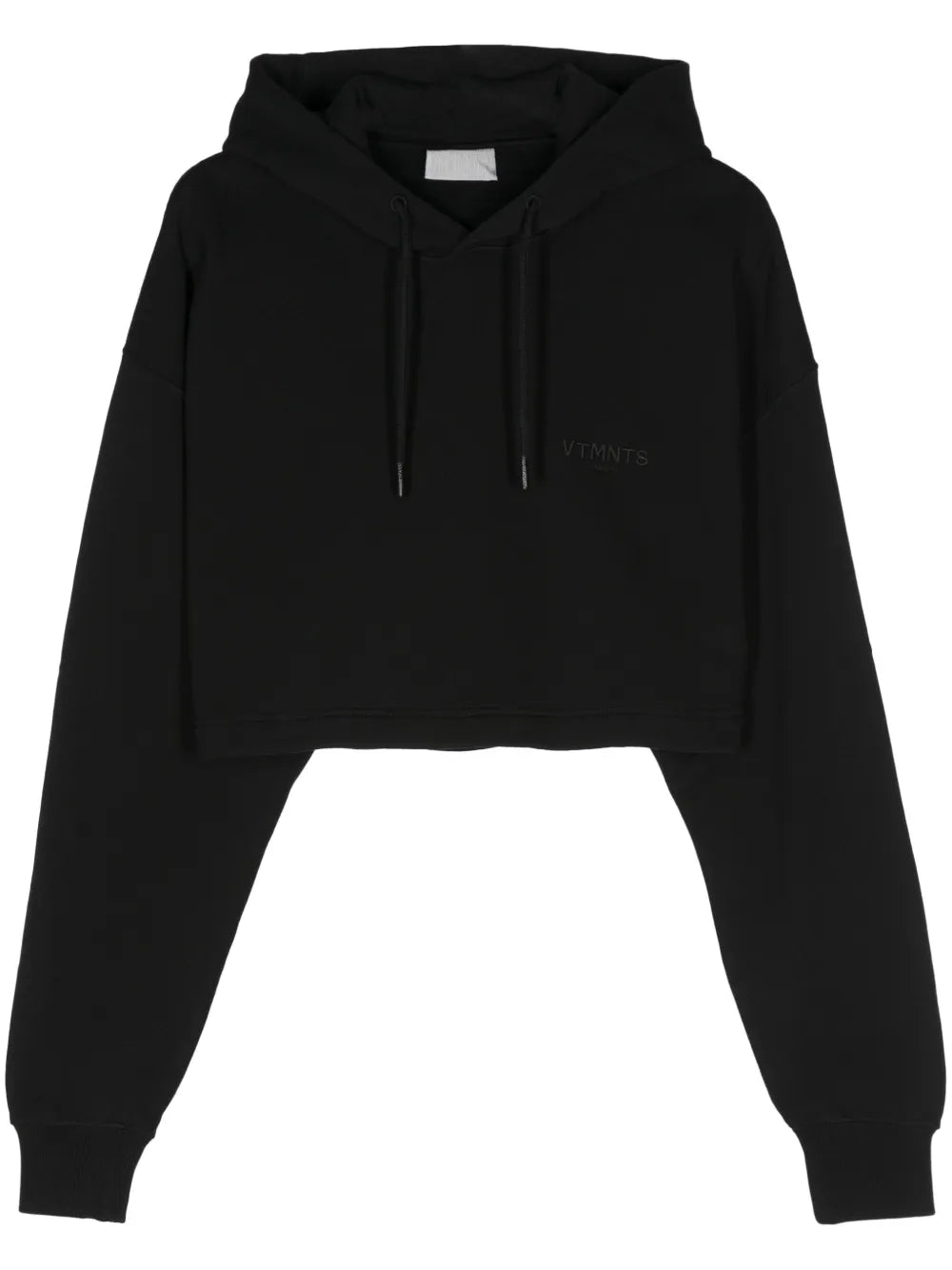 Logo-Embroidered Crop Hoodie