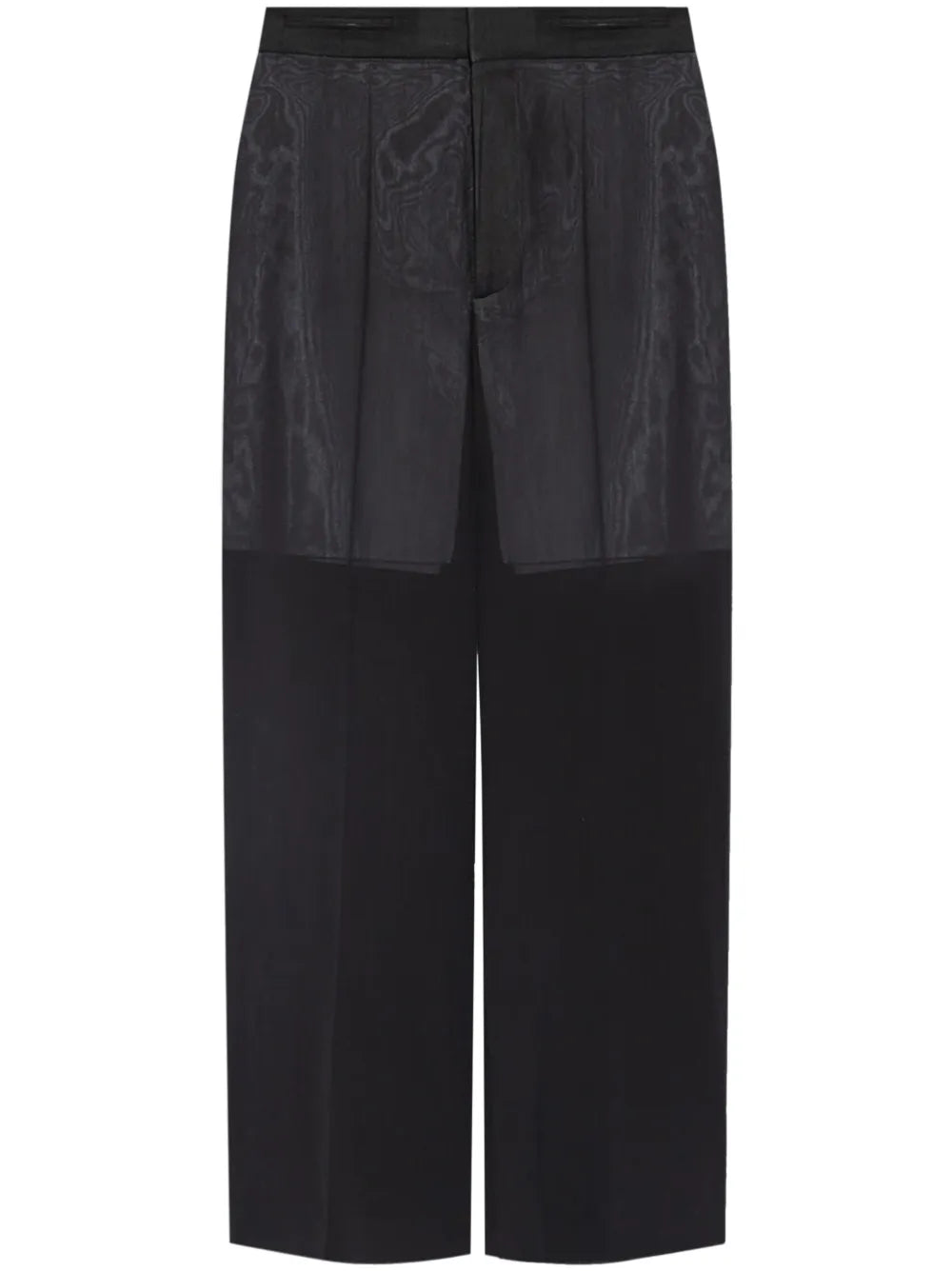 Panelled Straight-Leg Trousers