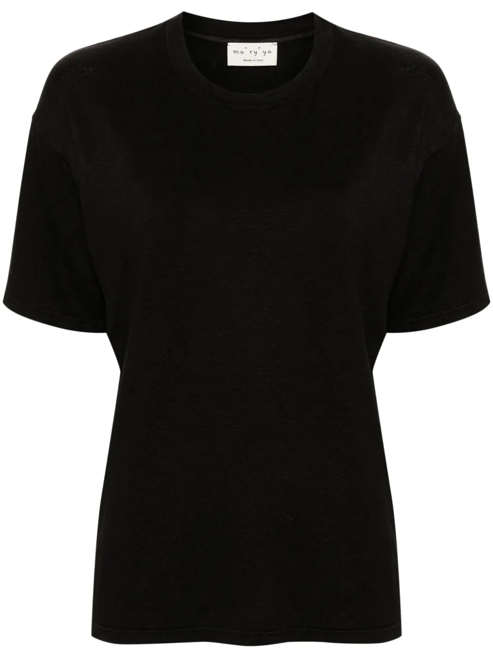 Crew-Neck Linen T-Shirt