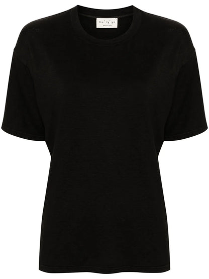 Crew-Neck Linen T-Shirt
