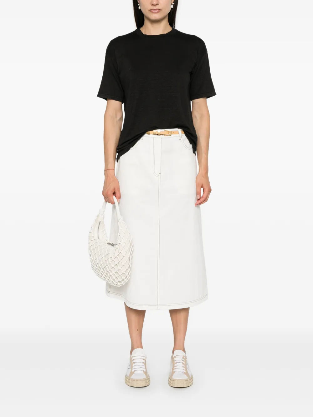 Crew-Neck Linen T-Shirt