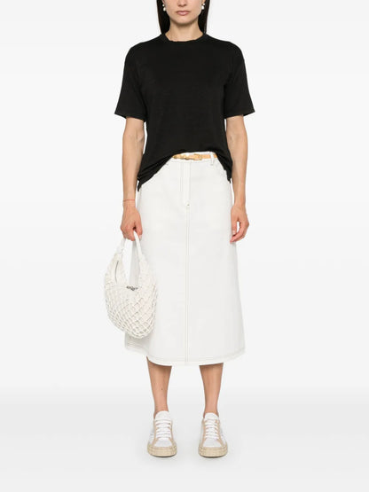 Crew-Neck Linen T-Shirt