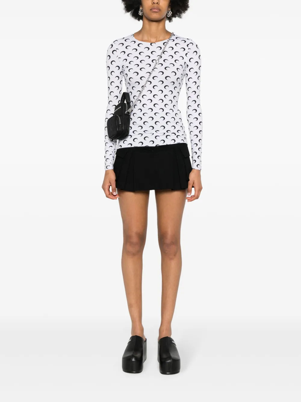 Crescent Moon-Print T-Shirt