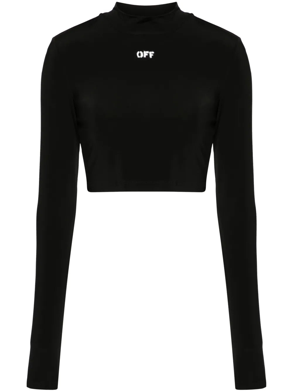 Logo-Print Cropped T-Shirt