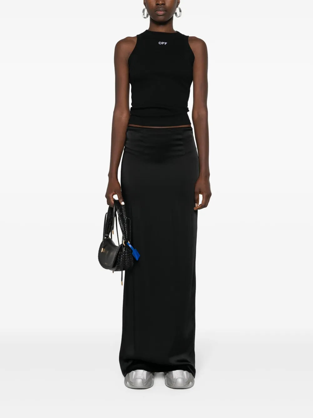 Logo-Embroidered Ribbed Tank Top