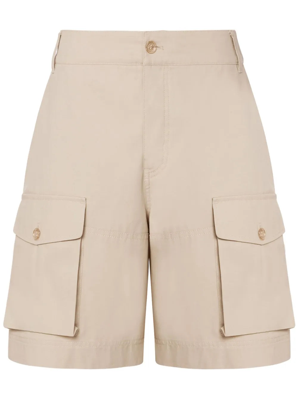 High-Rise Cargo Shorts