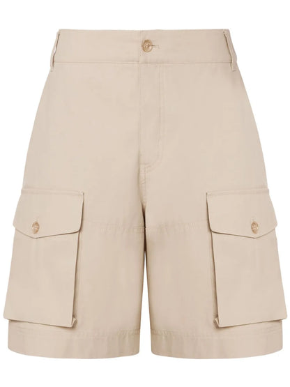High-Rise Cargo Shorts