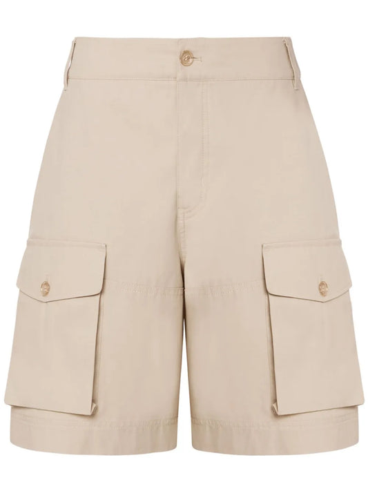 High-Rise Cargo Shorts