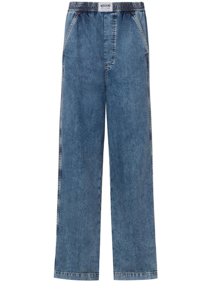 High-Rise Wide-Leg Jeans