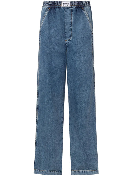 High-Rise Wide-Leg Jeans