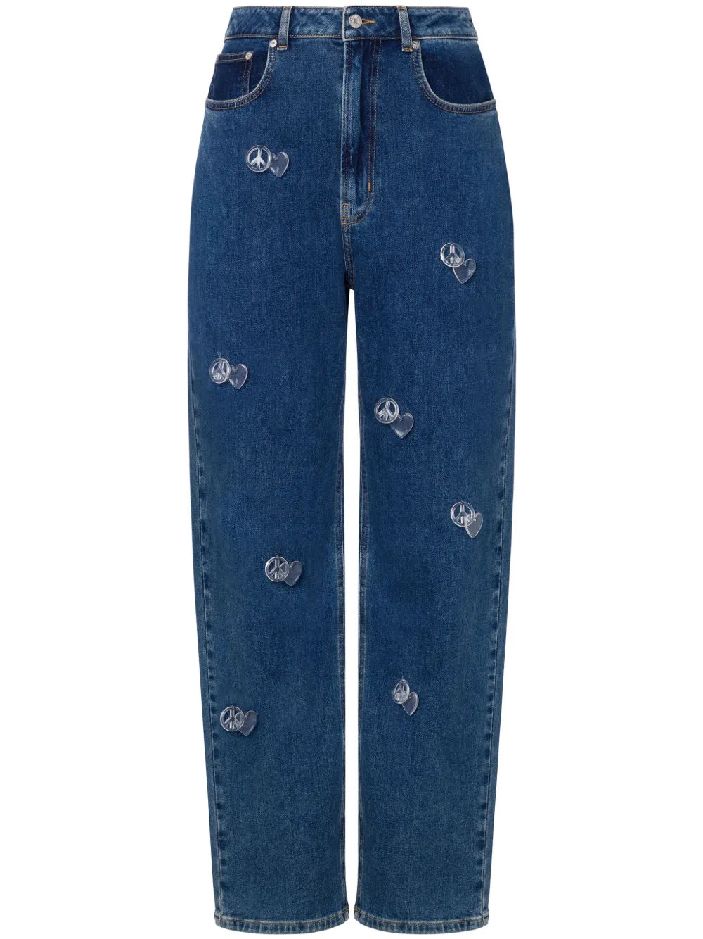 High-Rise Tapered Jeans