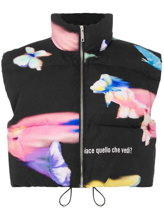 Padded Cropped Vest