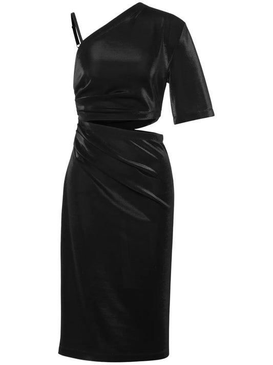 Cut-Out Asymmetric Dress