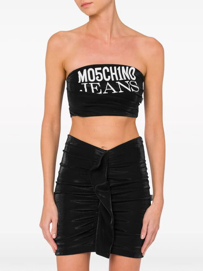 Logo-Print Bandeau Top