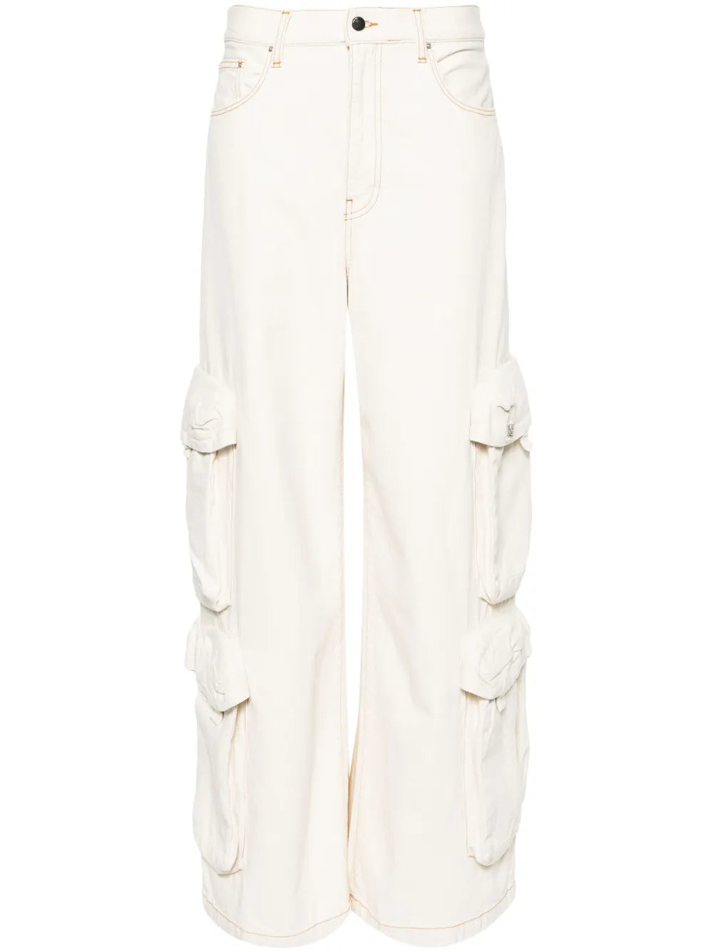 High-Waisted Straight-Leg Jeans