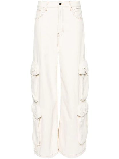 High-Waisted Straight-Leg Jeans