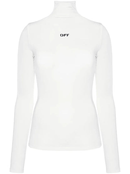 Logo-Print Second-Skin Top