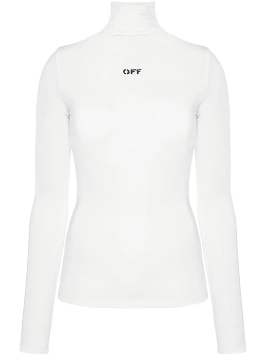 Logo-Print Second-Skin Top
