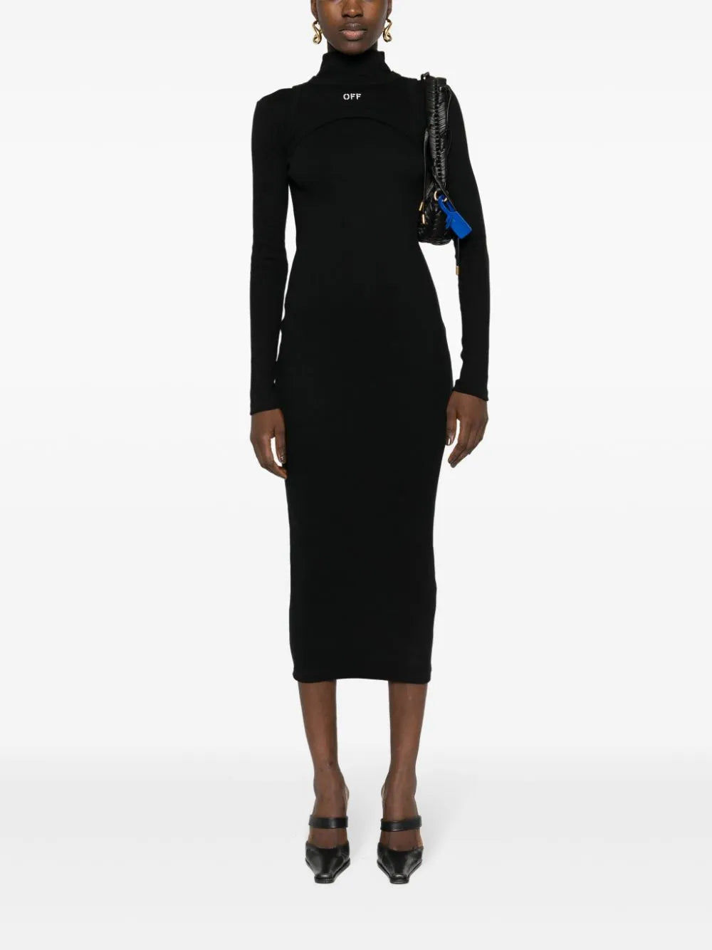Off Stamp Rib Round Dress