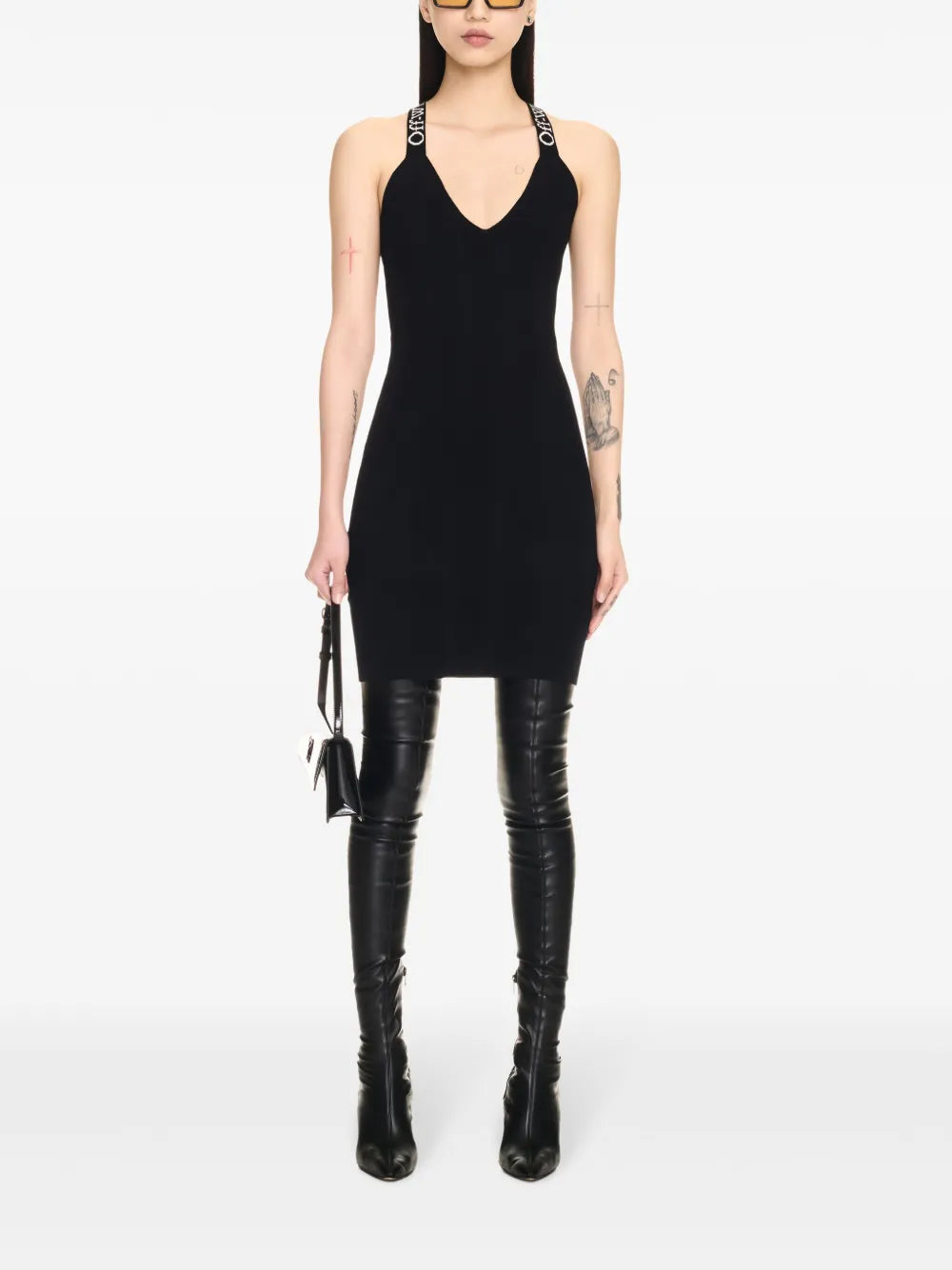 Logo-Jacquard Mini Dress