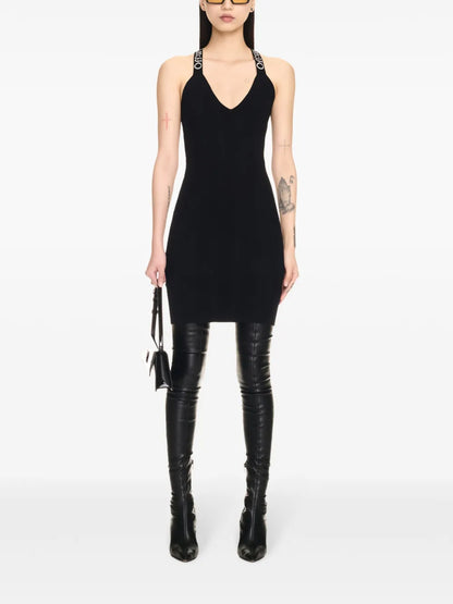Logo-Jacquard Mini Dress