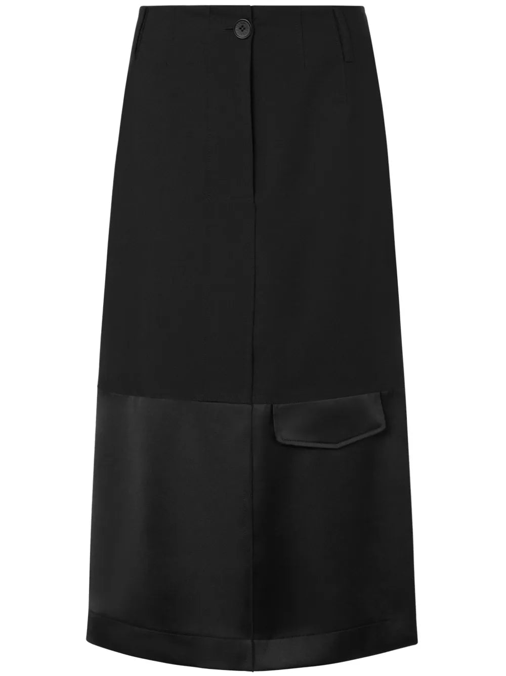 Panelled Tailored Midi Skirt