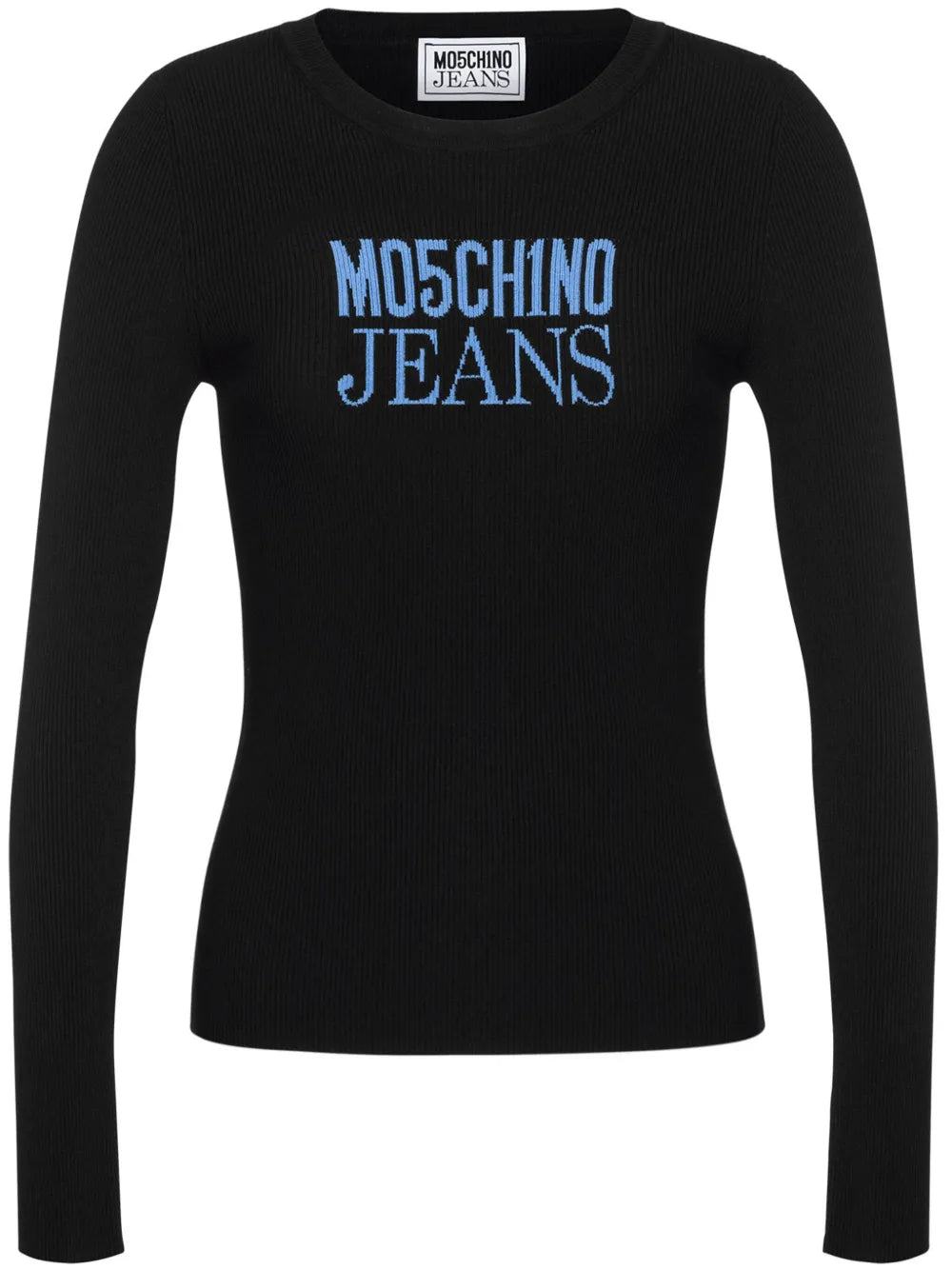 Logo-Print Ribbed Top