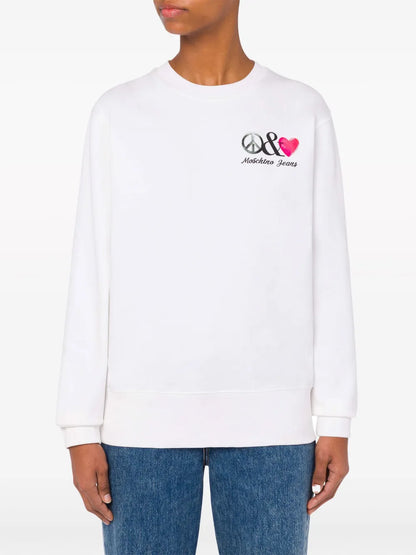 Graphic-Print Cotton Hoodie