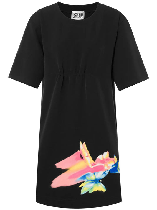 Graphic-Print T-Shirt Minidress