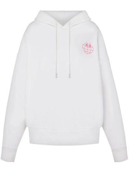 Graphic-Print Cotton Hoodie