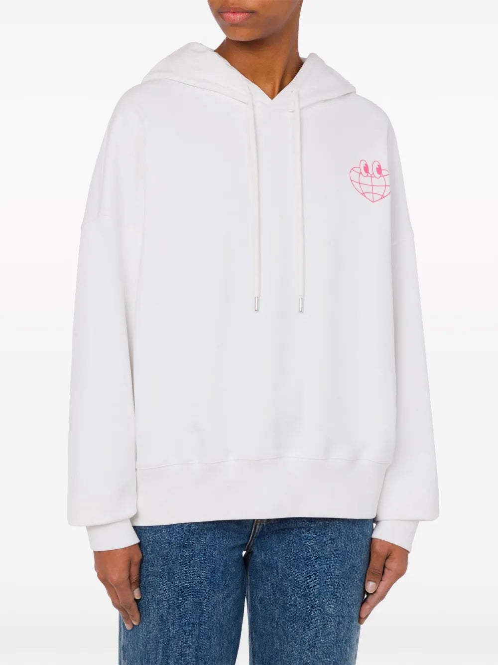 Graphic-Print Cotton Hoodie