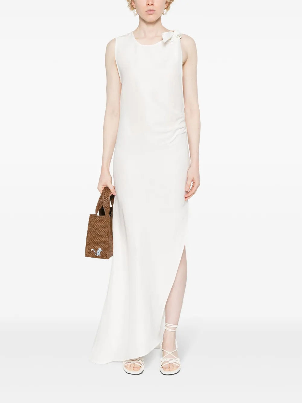 Knot-Detail Maxi Dress