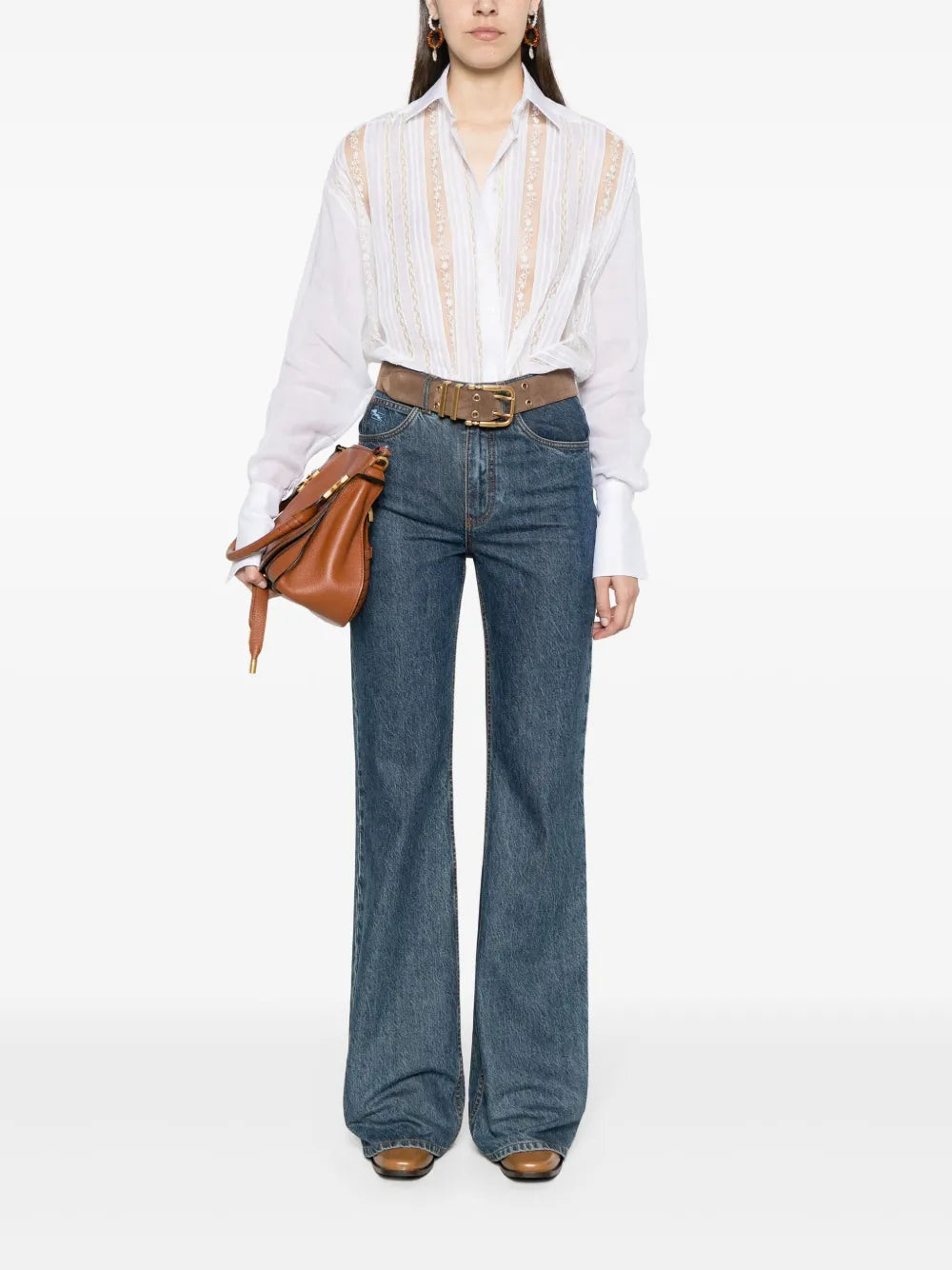 Floral-Lace Shirt