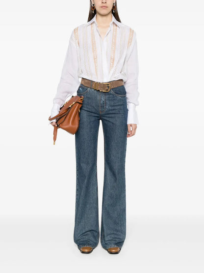 Floral-Lace Shirt